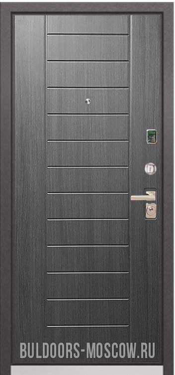 Дверь Бульдорс PREMIUM-90 Ларче темный 9Р-131/Дуб серый 9P-137 - Внутренняя панель