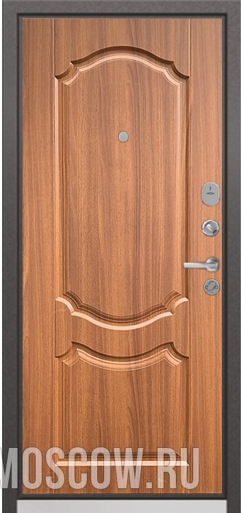 Дверь Бульдорс STANDART-90 Дуб Шоколад 9S-111/Орех лесной 9SD-4 - Внутренняя панель