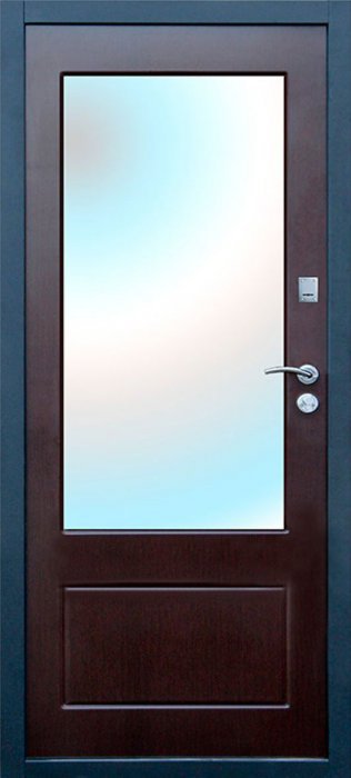 Дверь Форпост Рубеж 4 с зеркалом - Внутренняя панель