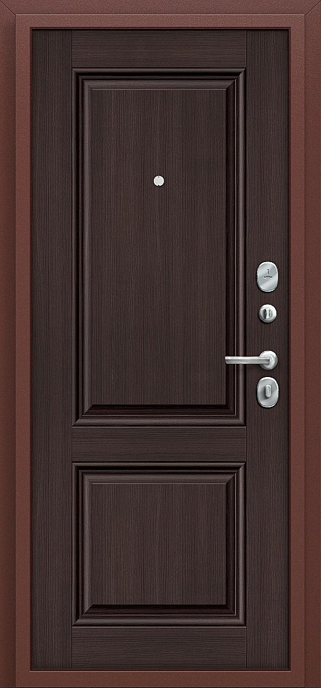 Дверь входная металлическая Оптим Стиль Антик Медь / Wenge Veralinga - Внутренняя панель