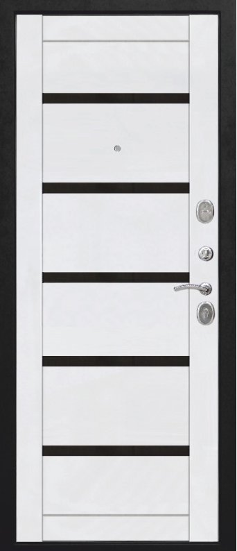 Дверь Цитодель Чарлстон 10,5 см Белый глянец - Внутренняя панель