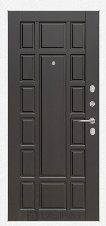 Дверь Лабиринт ART графит 12 - Венге - Внутренняя панель