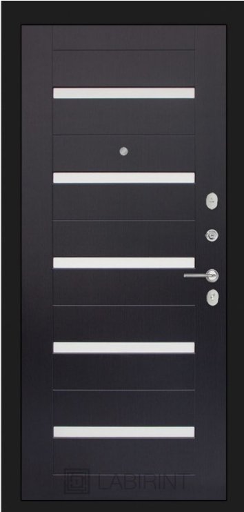 Дверь Лабиринт CLASSIC шагрень черная 01 - Венге - Внутренняя панель