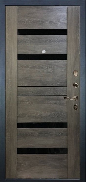 Дверь Легион Сандал серый / Неро Графит шале (панель №65) - Внутренняя панель