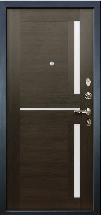 Дверь Легион Ясень шоколадный / Баджио Венге (панель №50) - Внутренняя панель