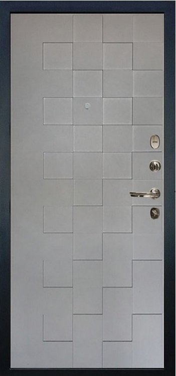 Дверь Сенатор Винорит / Квадро Графит софт (панель №72) - Внутренняя панель