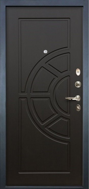 Дверь Сенатор 3К Графит софт / Венге (панель №43) - Внутренняя панель