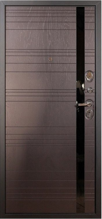 Дверь Сенатор 3К Сандал серый / Ясень шоколад (панель №31) - Внутренняя панель