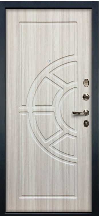 Дверь Спартак CISA / Сандал белый (панель №44) - Внутренняя панель