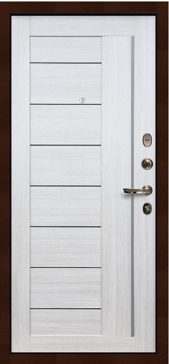 Дверь Цезарь 5А / Верджиния Беленый дуб (панель №38) - Внутренняя панель