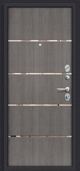 Дверь Браво Лайн Лунный камень/Grey Crosscut - Внутренняя панель