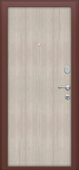 Дверь Браво Door Out 201 Антик Медь/Cappuccino Veralinga - Внутренняя панель