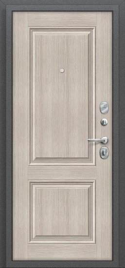 Дверь Браво Стиль Антик Серебро/Cappuccino Veralinga - Внутренняя панель