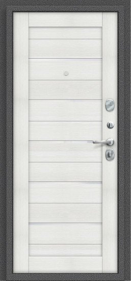 Дверь Браво Porta S 104.П22 Антик Серебро/Bianco Veralinga - Внутренняя панель