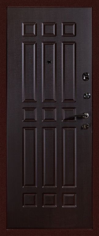 Дверь Сударь МД-04 медь/венге - Внутренняя панель