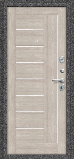 Дверь Браво Porta S 109.П29 Антик Серебро/Cappuccino Veralinga - Внутренняя панель