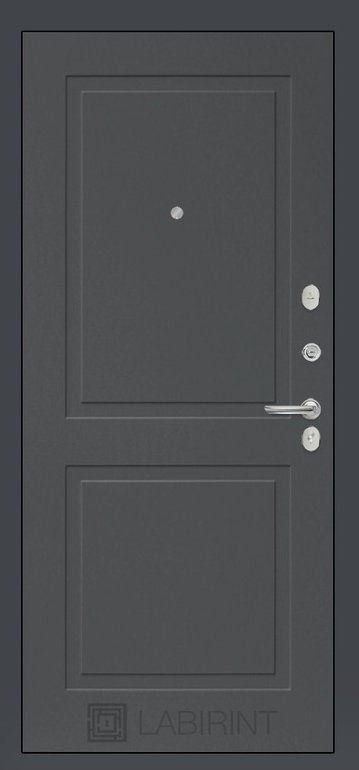 Дверь  Бетон 11 - Графит софт - Внутренняя панель