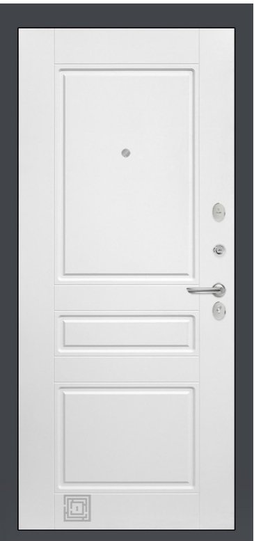 Дверь Бетон 03 - Белый софт - Внутренняя панель