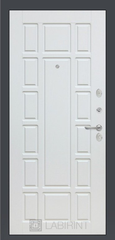 Дверь Бетон 12 - Белое дерево - Внутренняя панель