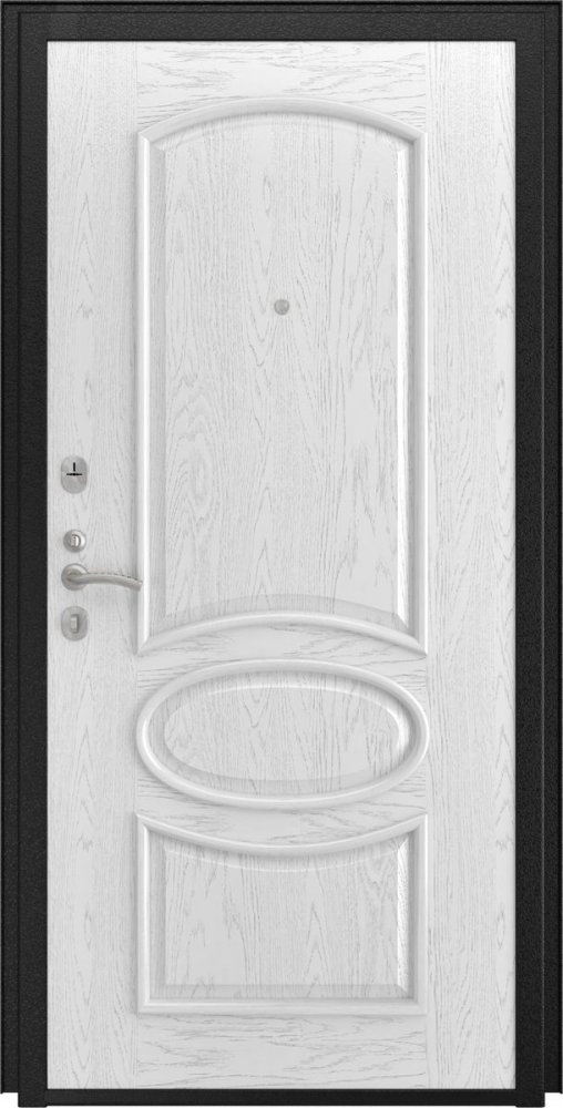 Дверь Luxor-37 Грация дуб белая эмаль - Внутренняя панель