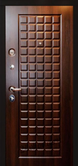 Дверь Металюкс М52 (шоколадка) - Внутренняя панель