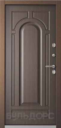 Дверь Бульдорс ТЕРМО-1  Букле шоколад Ларче темный ТВ-1 - Внутренняя панель