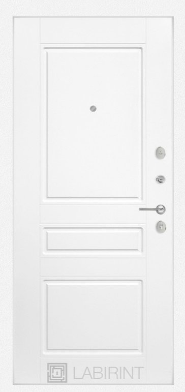 Дверь Платинум 03 - Белый софт - Внутренняя панель