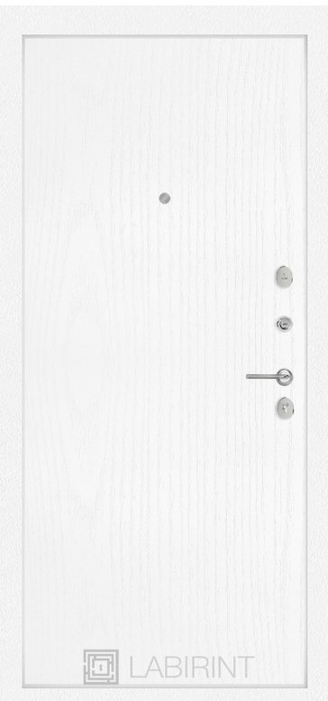 Дверь Лабиринт  Платинум 07 - Белое дерево - Внутренняя панель