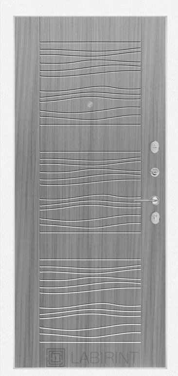 Дверь Лабиринт Платинум 06 - Сандал серый - Внутренняя панель