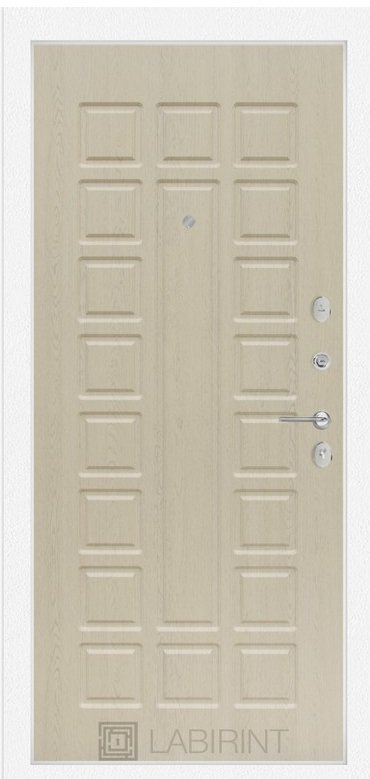 Дверь Лабиринт Платинум 04 - Беленый дуб - Внутренняя панель