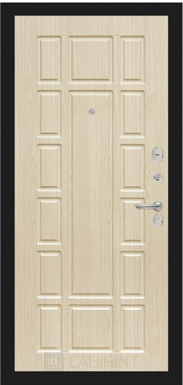 Дверь Лабиринт  COSMO 12 - Беленый дуб - Внутренняя панель