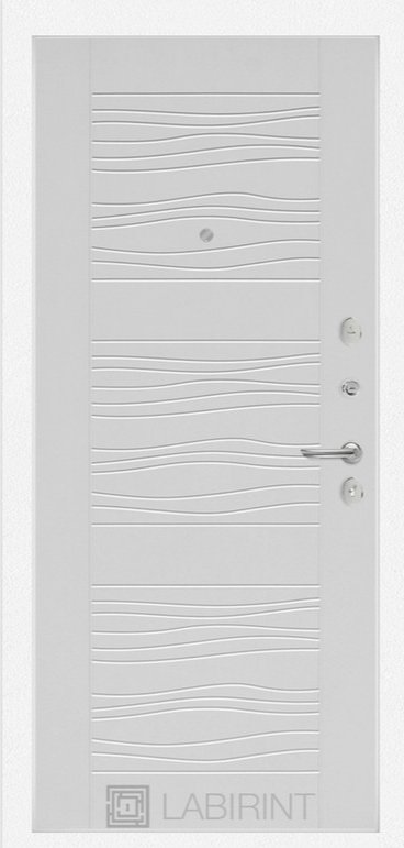 Дверь Лабиринт Трендо 06 - Белое дерево - Внутренняя панель