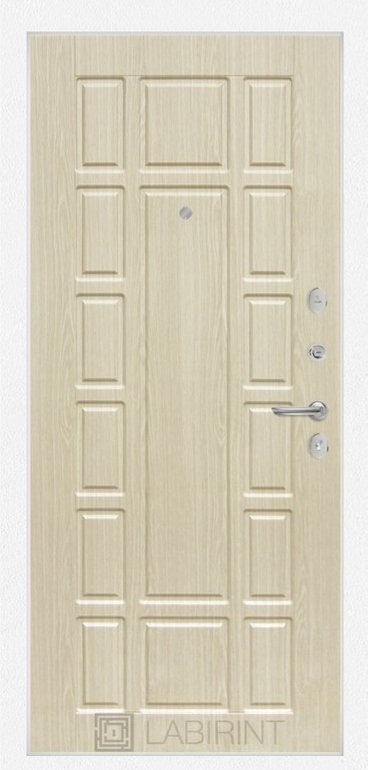 Дверь Лабиринт Трендо 12 - Беленый дуб - Внутренняя панель