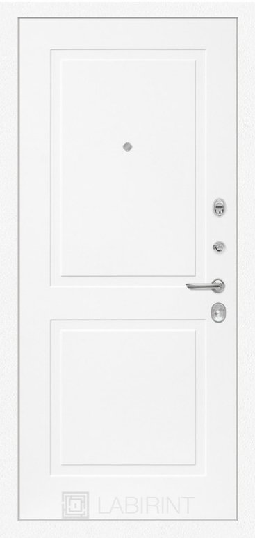 Дверь Лабиринт Лайн WHITE 11 - Белый софт - Внутренняя панель