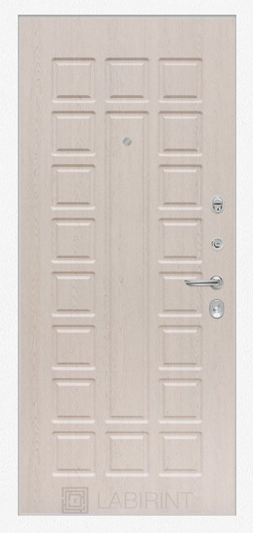 Дверь Лабиринт Лайн WHITE 04 - Беленый дуб - Внутренняя панель