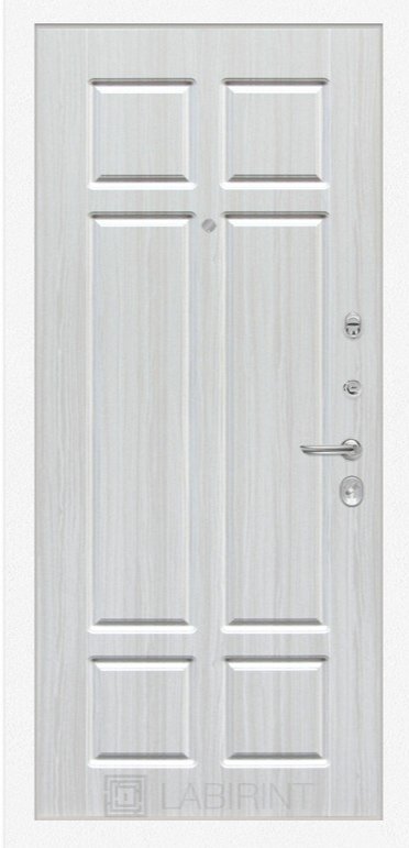 Дверь Лабиринт Лайн WHITE 08 - Кристалл вуд - Внутренняя панель