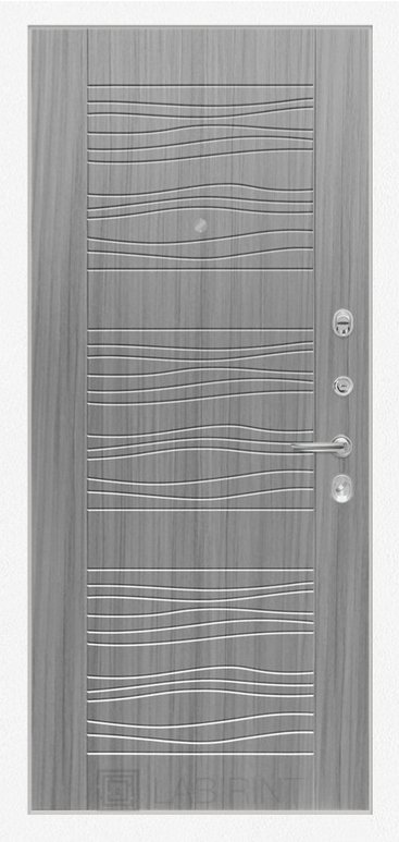 Дверь Лабиринт Лайн WHITE 06 - Сандал серый - Внутренняя панель