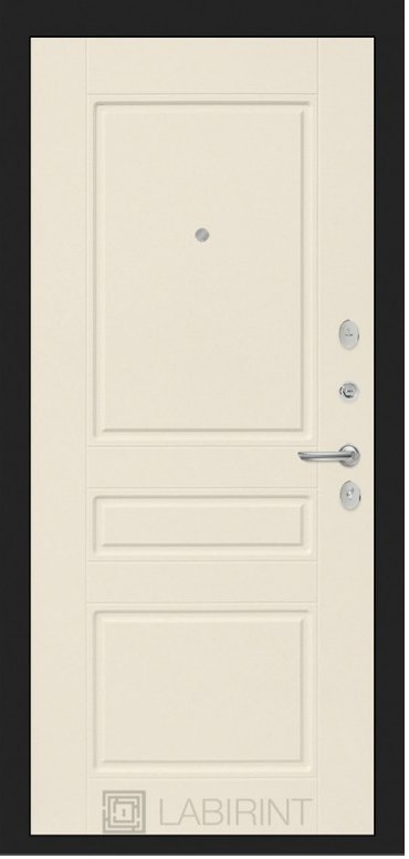 Дверь Лабиринт Мегаполис 03 - Крем софт - Внутренняя панель