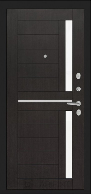Дверь Лабиринт Мегаполис 02 - Венге, стелко белое - Внутренняя панель