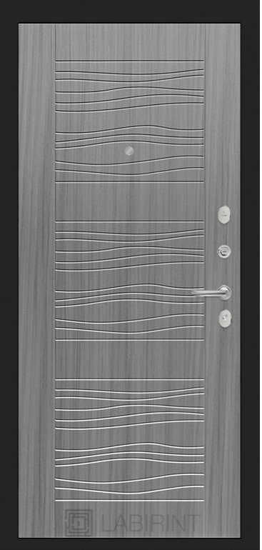 Дверь Лабиринт Мегаполис 06 - Сандал серый - Внутренняя панель