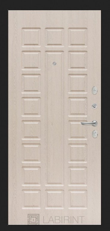 Дверь Лабиринт Мегаполис 04 - Беленый дуб - Внутренняя панель