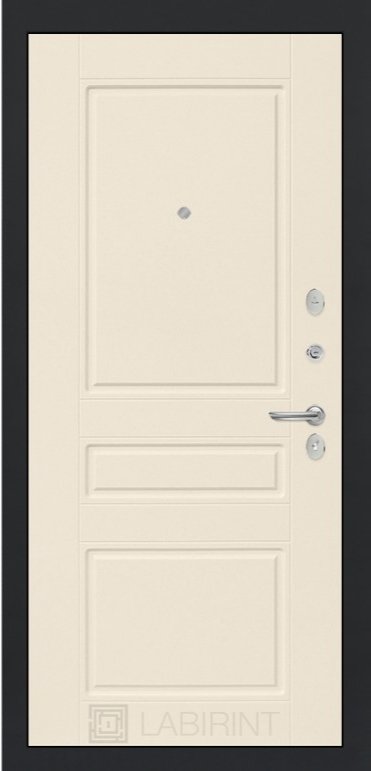 Дверь Лабиринт ART графит 03 - Крем софт - Внутренняя панель