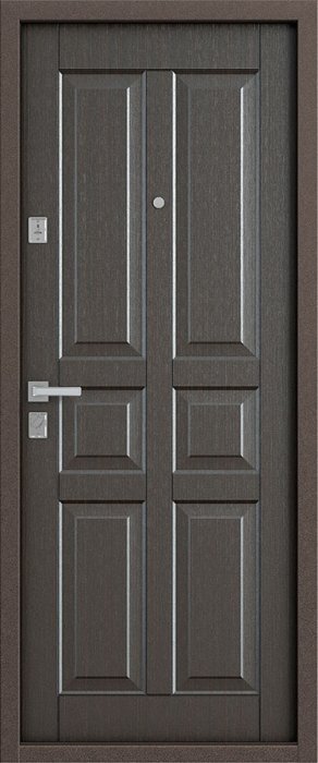 Дверь Бульдорс New 12С Медь Ларче шоколад С-2 - Внутренняя панель