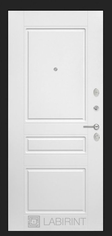 Дверь Лабиринт URBAN 03 - Белый софт - Внутренняя панель