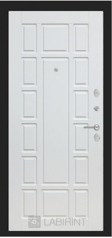 Дверь Лабиринт URBAN 12 - Белое дерево - Внутренняя панель