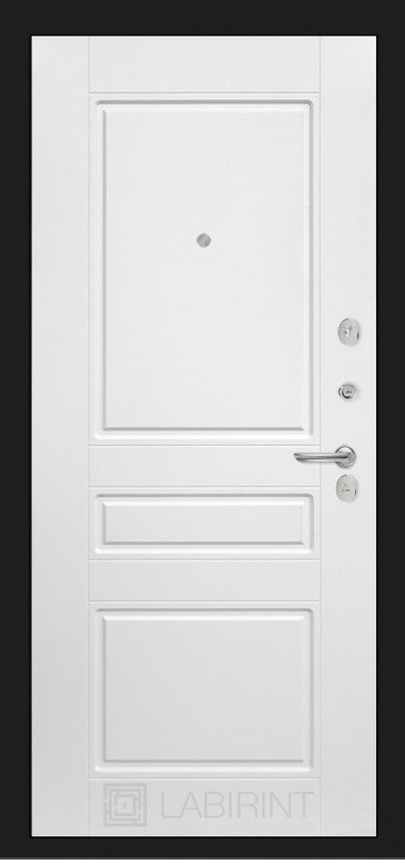 Дверь Лабиринт Сканди 03 - Белый софт - Внутренняя панель