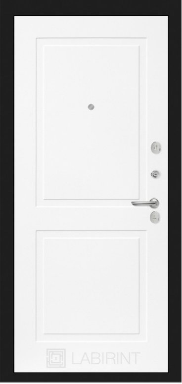 Дверь Лабиринт Сканди 11 - Белый софт - Внутренняя панель