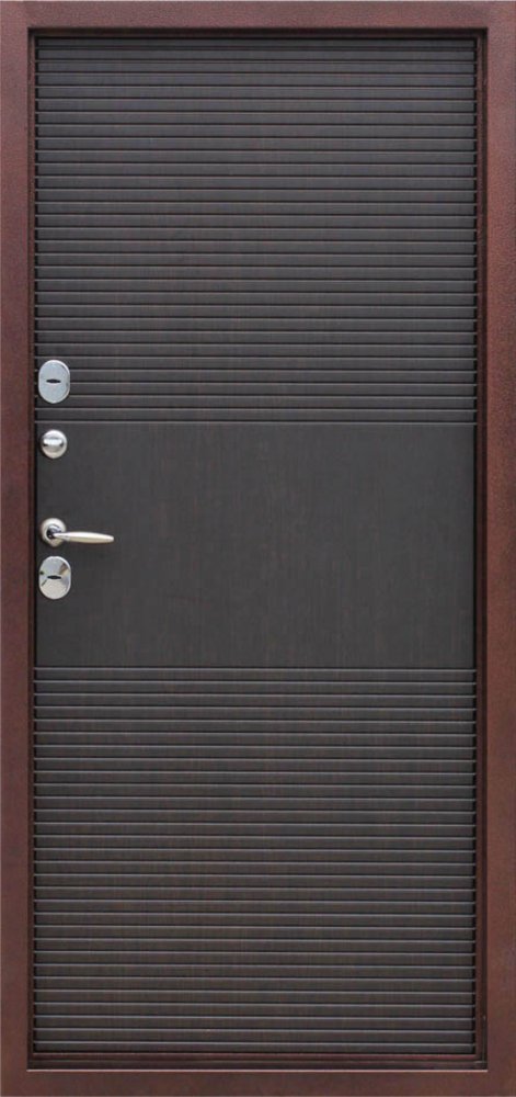 Дверь Цитадель ISOTERMA 10 см Медный антик / Венге - Внутренняя панель