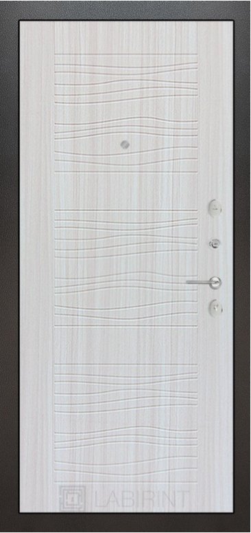 Дверь Лабиринт SILVER 06 - Сандал белый - Внутренняя панель