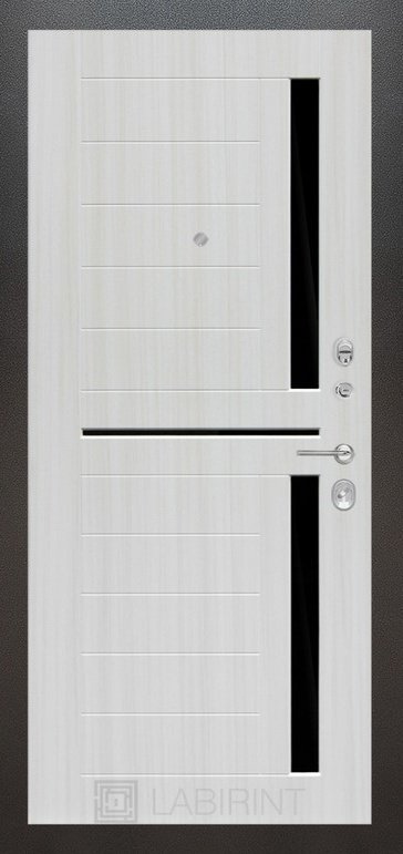 Дверь Лабиринт SILVER 02 - Сандал белый - Внутренняя панель
